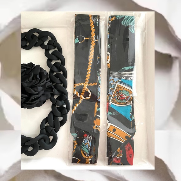 Handbag Skinny Scarf Set 3/$20 - Picture 2 of 7